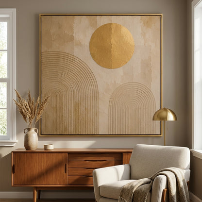 Balance | Wabi-Sabi Textured Canvas Art