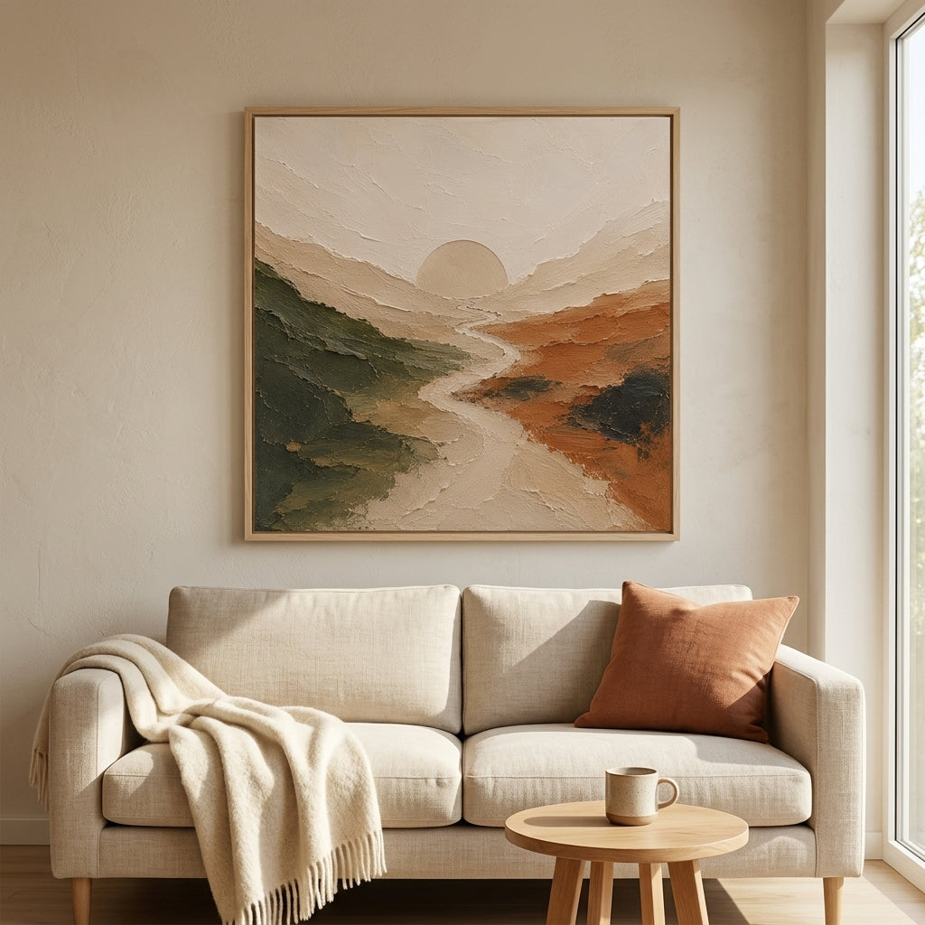 Stillness - Textured Abstract Wall Art