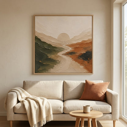 Stillness - Textured Abstract Wall Art