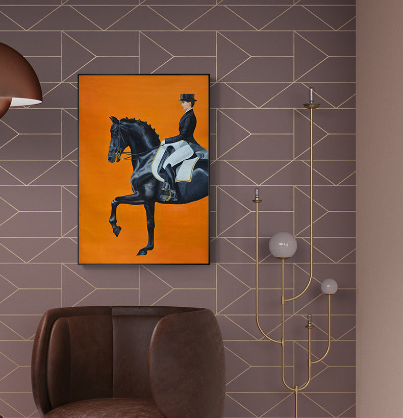 Hermes Jokey Style Wall Art - Modefinity