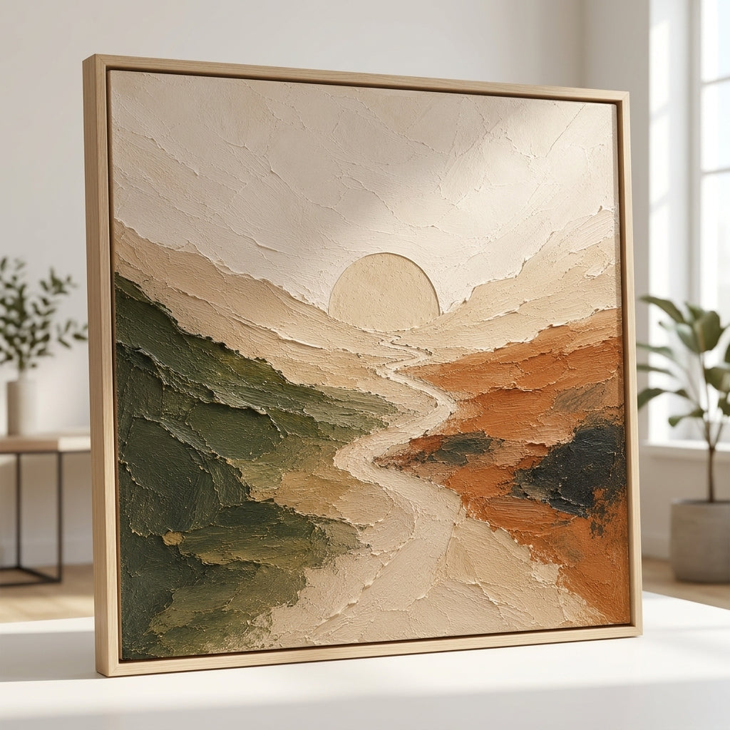 Stillness - Textured Abstract Wall Art