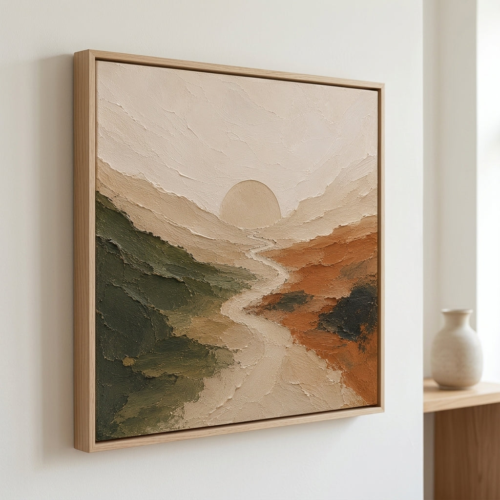 Stillness - Textured Abstract Wall Art