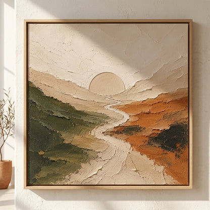 Stillness - Textured Abstract Wall Art