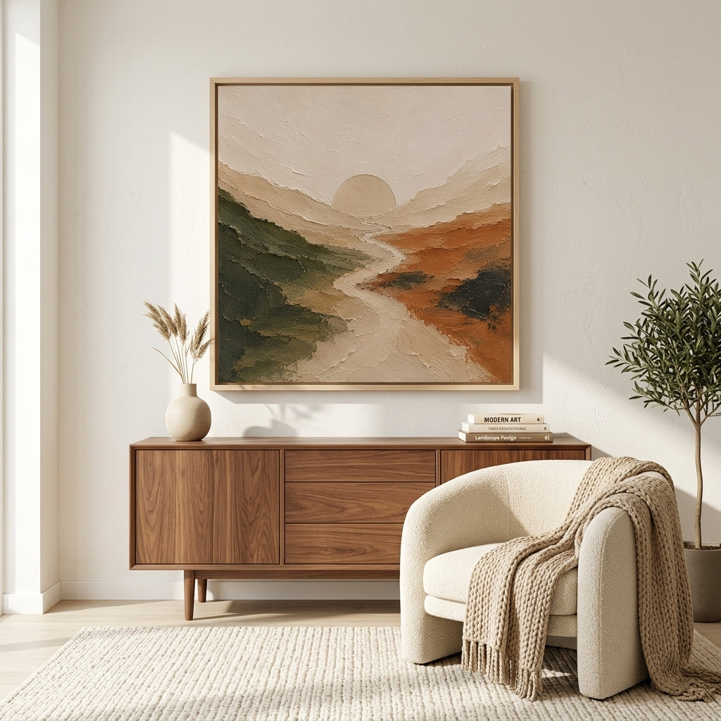 Stillness - Textured Abstract Wall Art