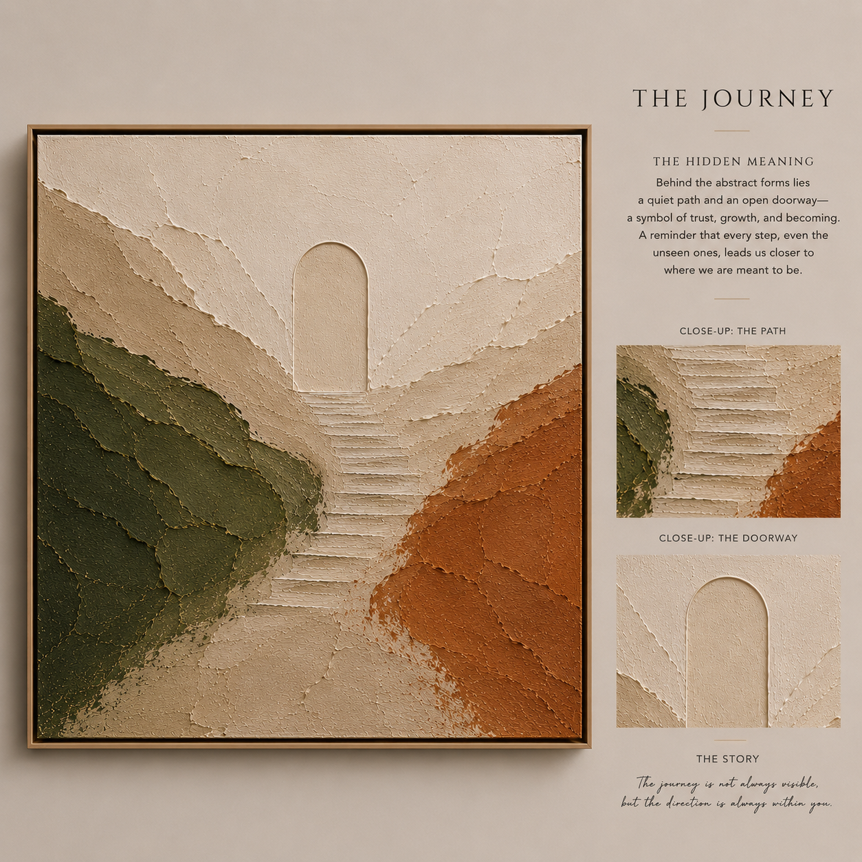 The Journey | Textured Abstract Wall Art