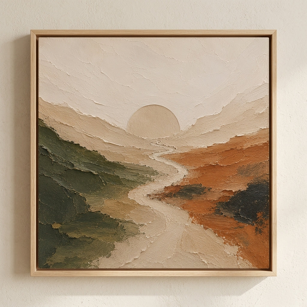 Stillness - Textured Abstract Wall Art