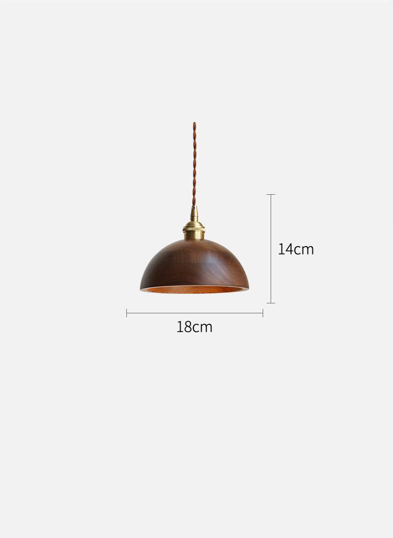 Walnut Wood Pendant Light - 103WPL - Modefinity