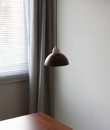 Walnut Wood Pendant Light - 105WPL - Modefinity