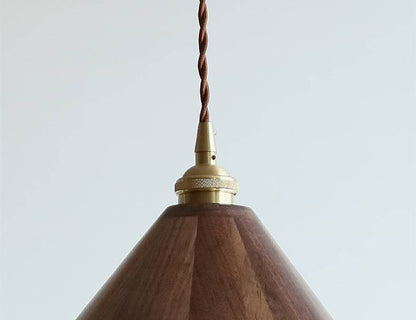 Walnut Wood Pendant Light - 106WPL - Modefinity