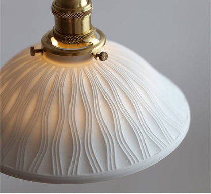 Waved Ceramic Pendant Light - 208CPL - Modefinity