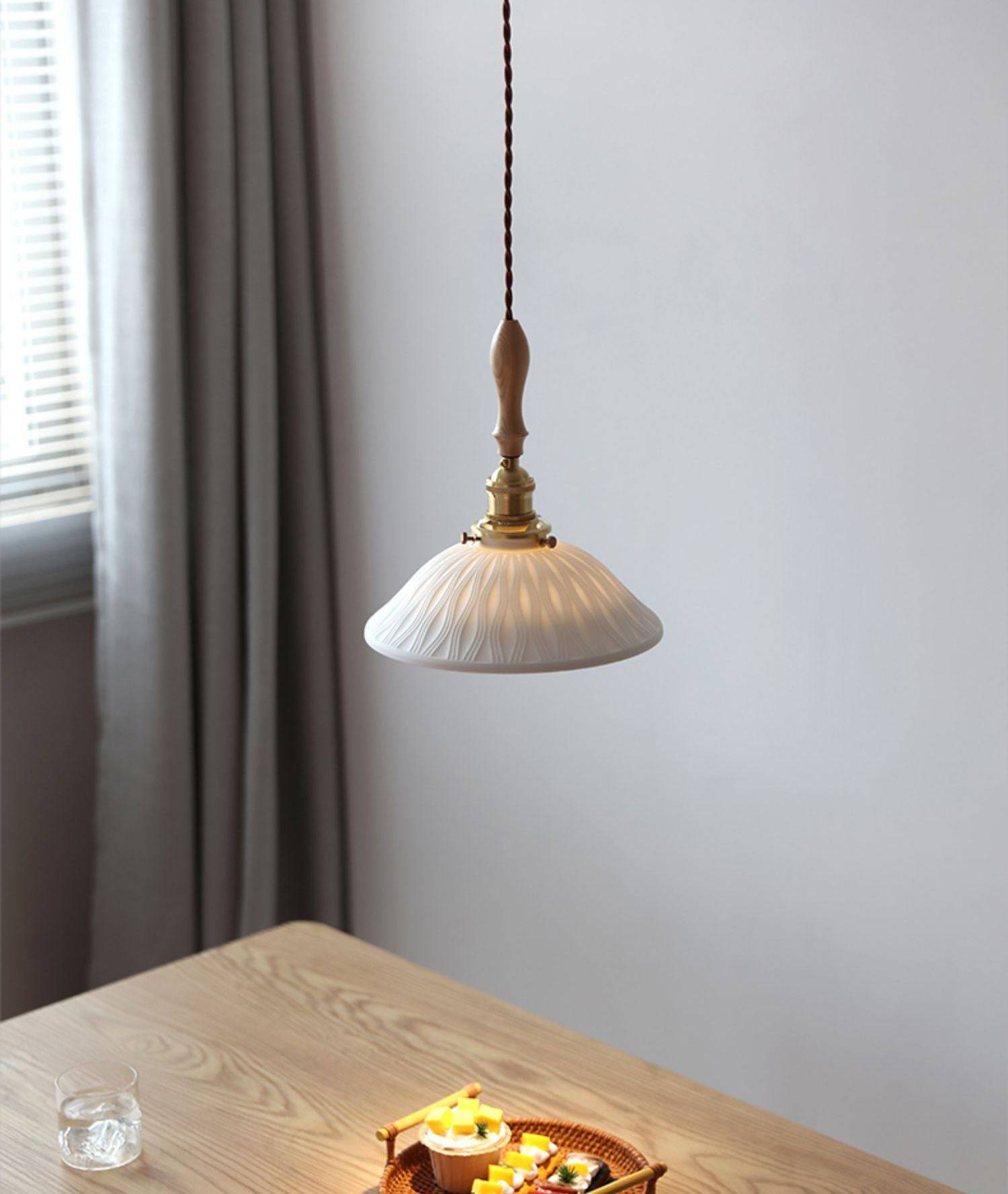 Waved Ceramic Pendant Light - 208CPL - Modefinity