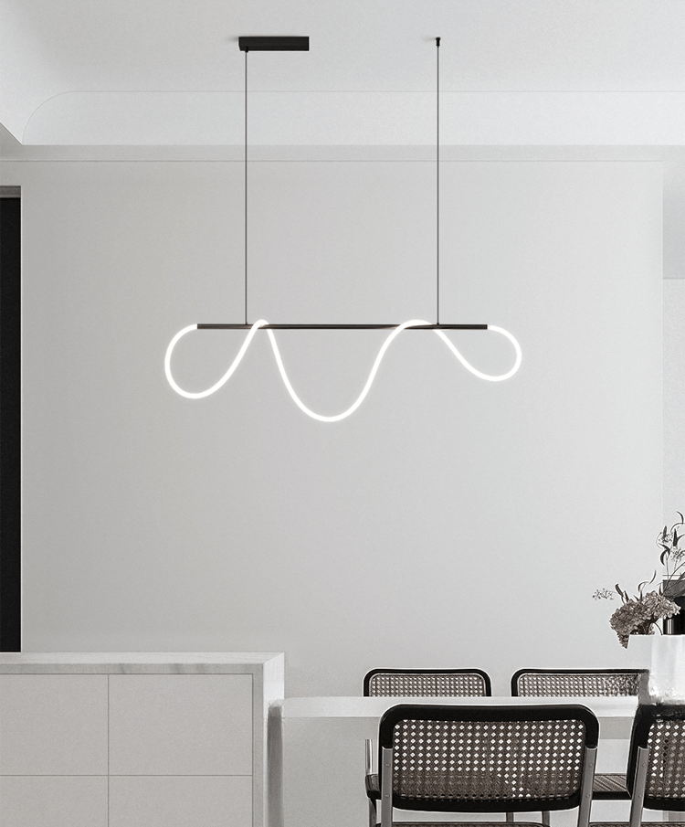 Waveform LED Chandelier - Modern Elegance - Modefinity