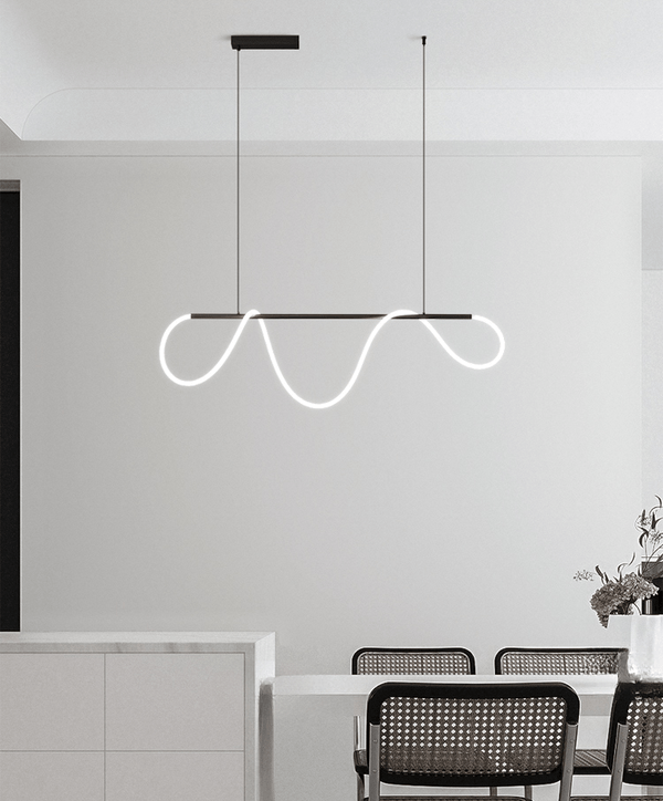 Waveform LED Chandelier - Modern Elegance