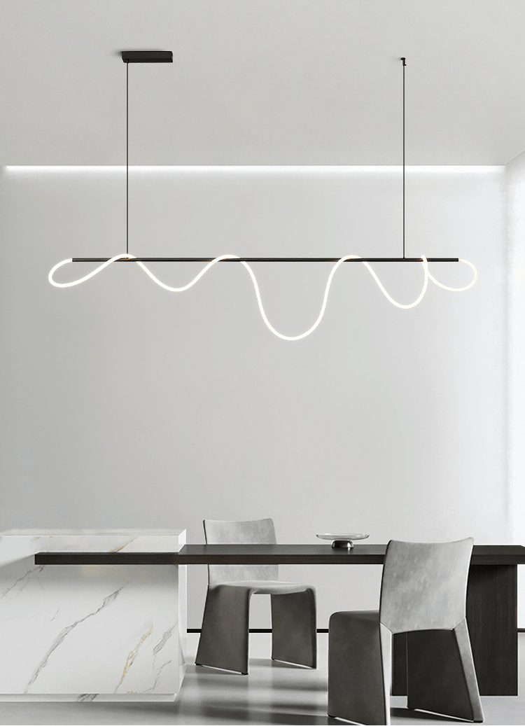 Waveform LED Chandelier - Modern Elegance - Modefinity