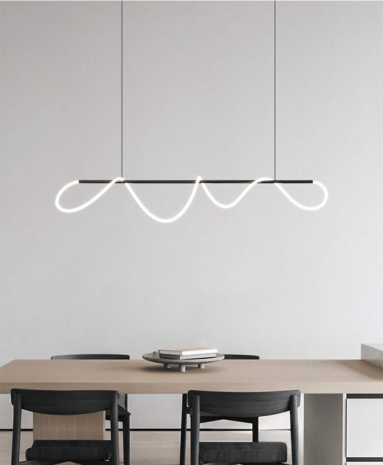 Waveform LED Chandelier - Modern Elegance - Modefinity