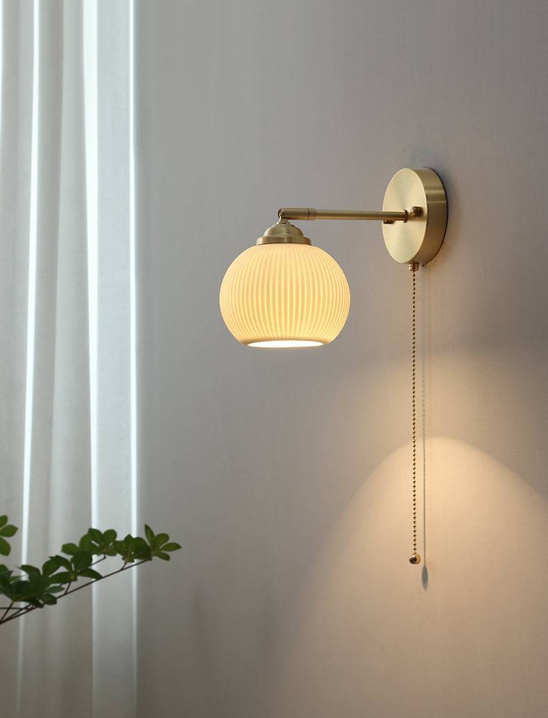 White Ceramic Wall Light - 205ST - Modefinity