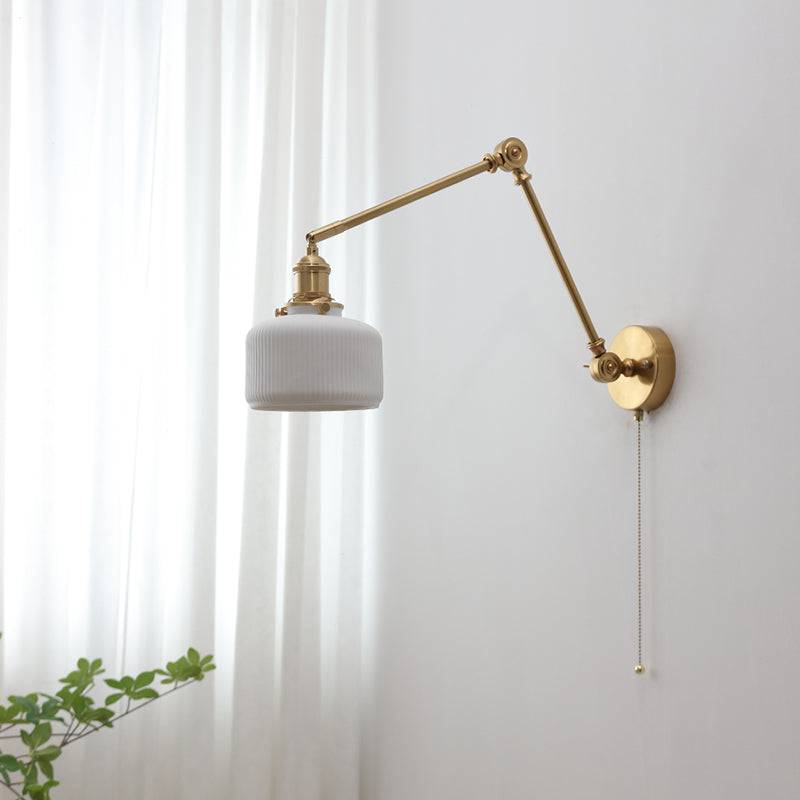 White Ceramic Wall Light - 206ST - Modefinity