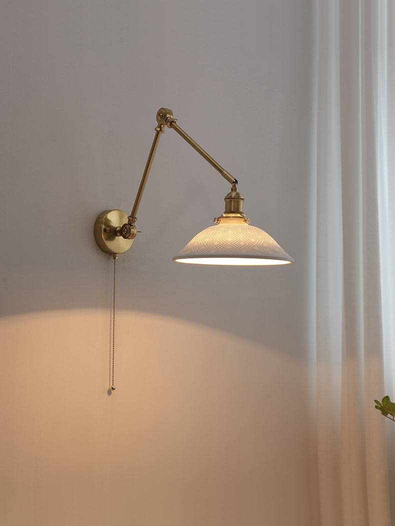 White Ceramic Wall Light - 206ST - Modefinity