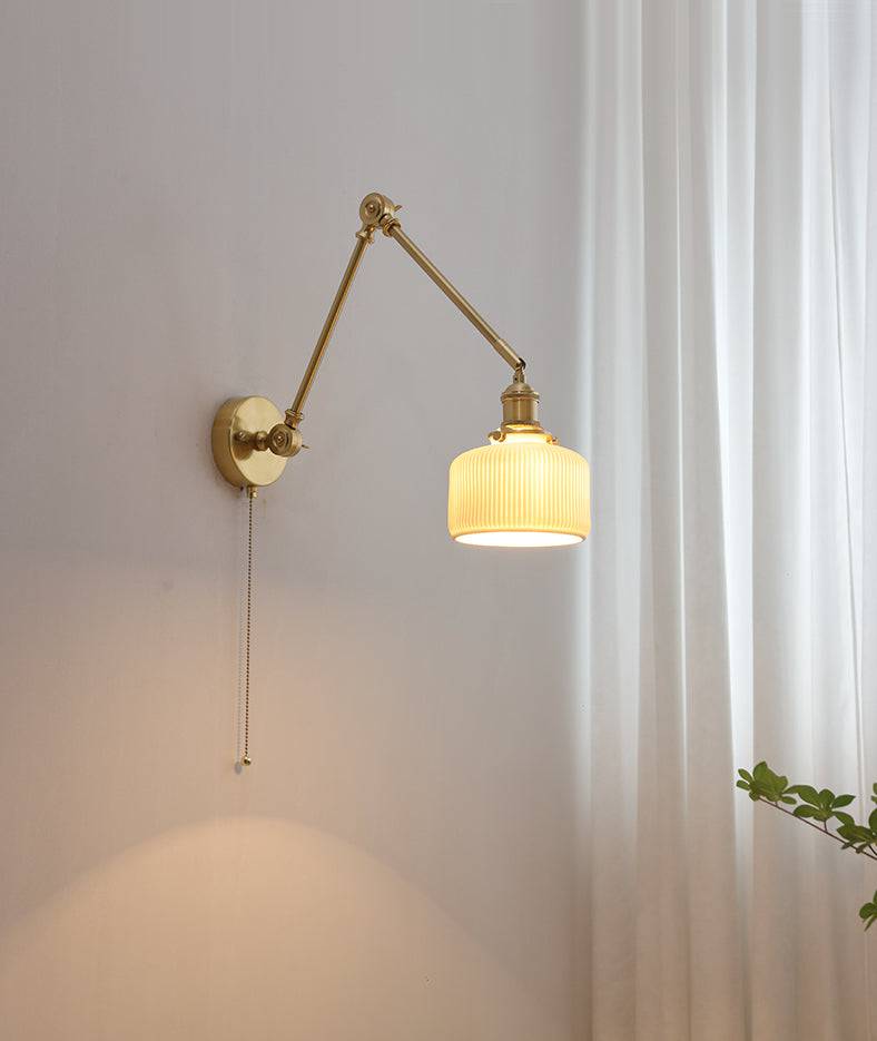 White Ceramic Wall Light - 206ST - Modefinity