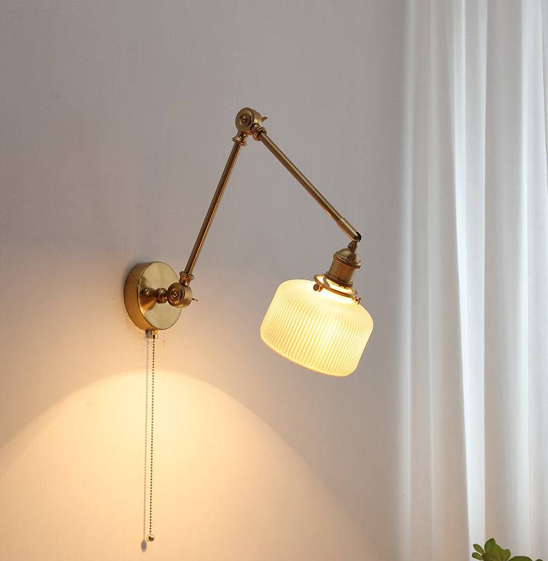 White Ceramic Wall Light - 206ST - Modefinity