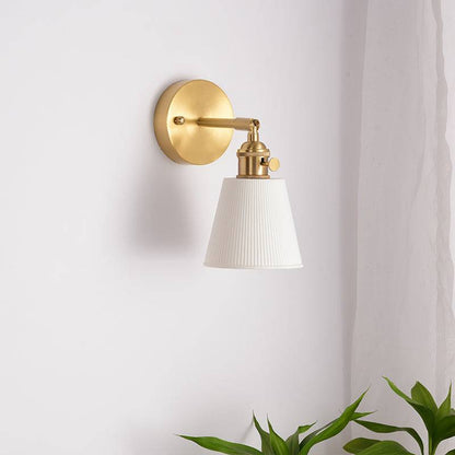 White Ceramic Wall Light - 210ST - Modefinity