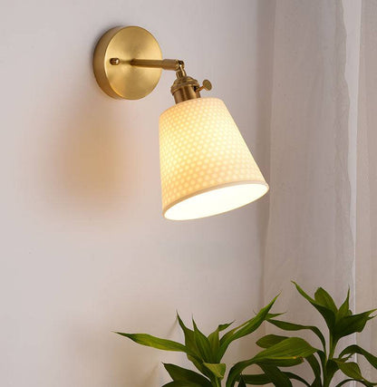 White Ceramic Wall Light - 211ST - Modefinity