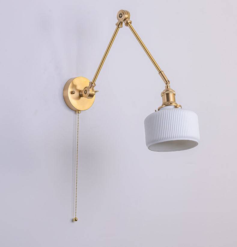 White Ceramic Wall Light - 213ST - Modefinity