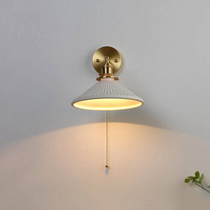 White Ceramic Wall Light - 215ST - Modefinity