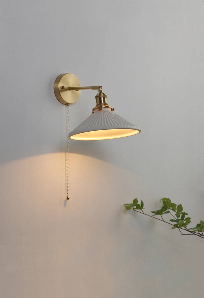 White Ceramic Wall Light - 215ST - Modefinity