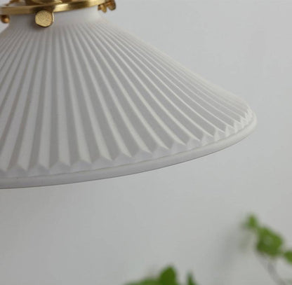 White Ceramic Wall Light - 215ST - Modefinity