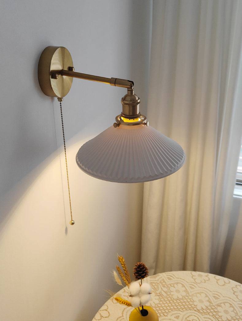 White Ceramic Wall Light - 215ST - Modefinity