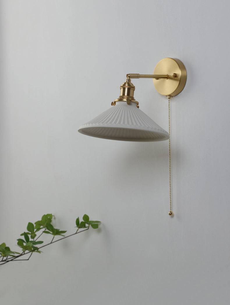 White Ceramic Wall Light - 215ST - Modefinity