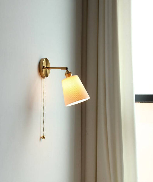 White Ceramic Wall Light - 223ST - Modefinity