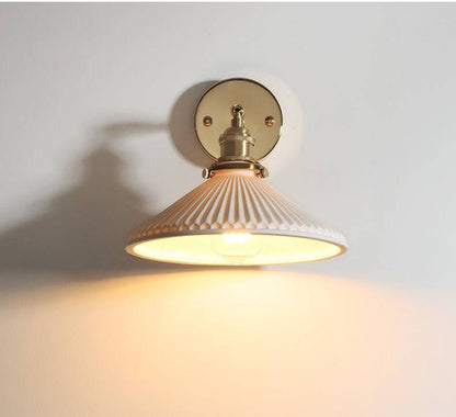 White Ceramic Wall Light - 224ST - Modefinity