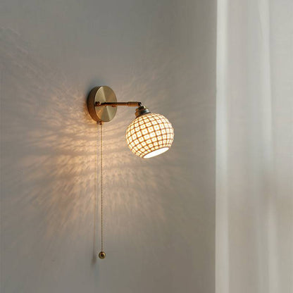 White Ceramic Wall Light - 225ST - Modefinity