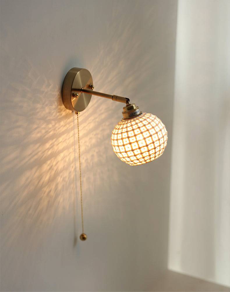 White Ceramic Wall Light - 225ST - Modefinity