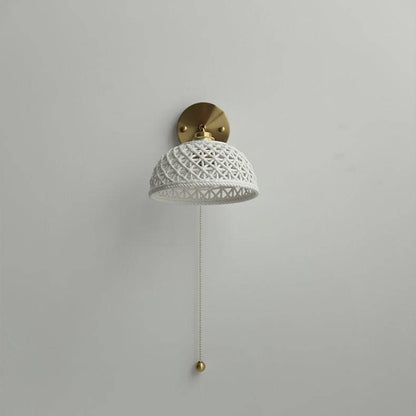 White Ceramic Wall Light - 225ST - Modefinity