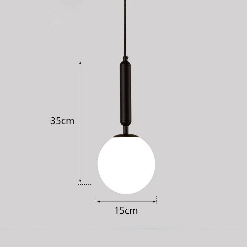 White Frosted Glass Brass Pendant Light - 204GPL - Modefinity