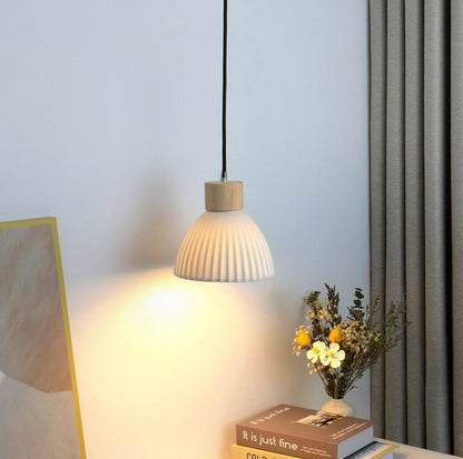 Wood Ceramic Pendant Light - 2092CPL - Modefinity