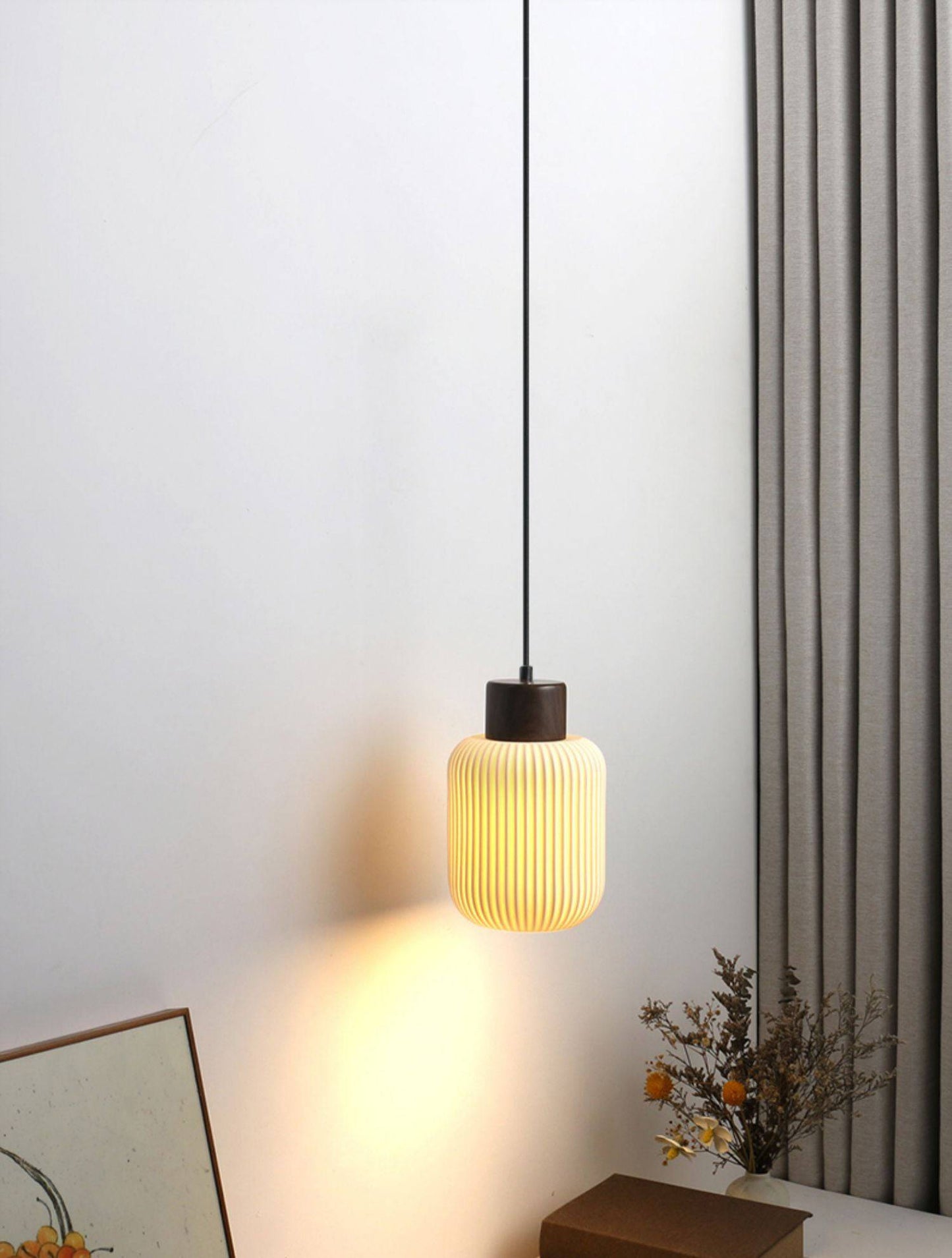 Wood Ceramic Pendant Light - 2094CPL - Modefinity