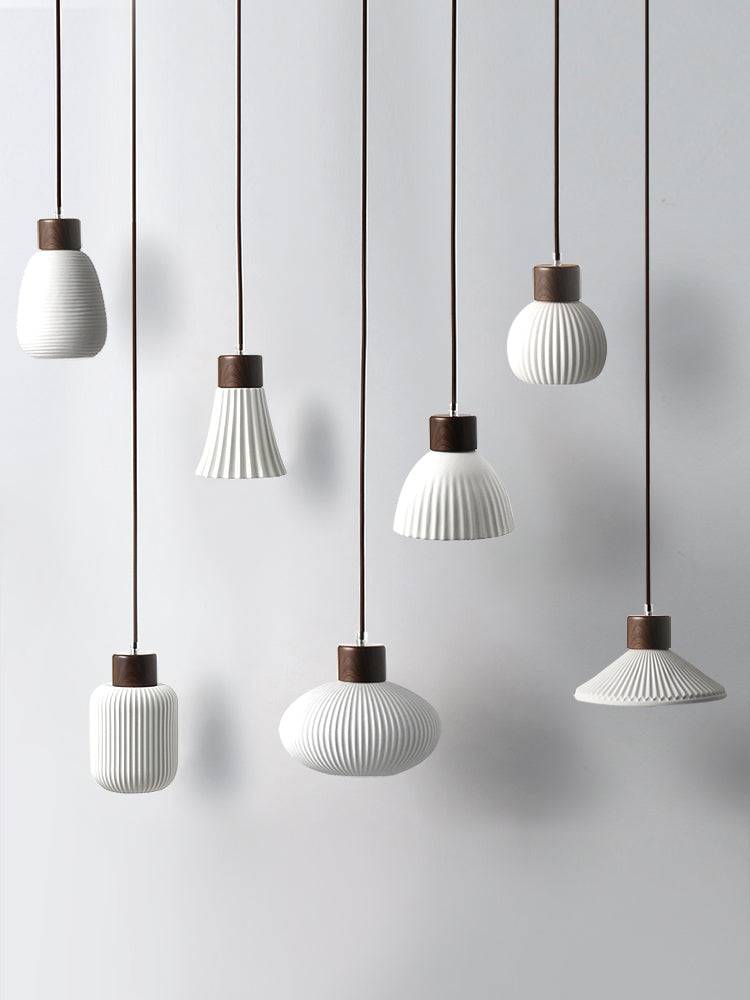 Wood Ceramic Pendant Light - 2094CPL - Modefinity