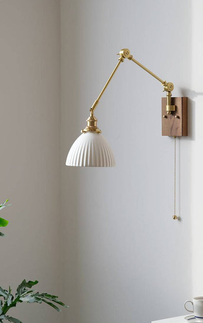 Wood Glass Ceramic Wall Light - 121WL - Modefinity