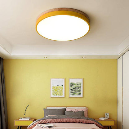 Wood Nordic Flush Ceiling Light - 101CL - Modefinity