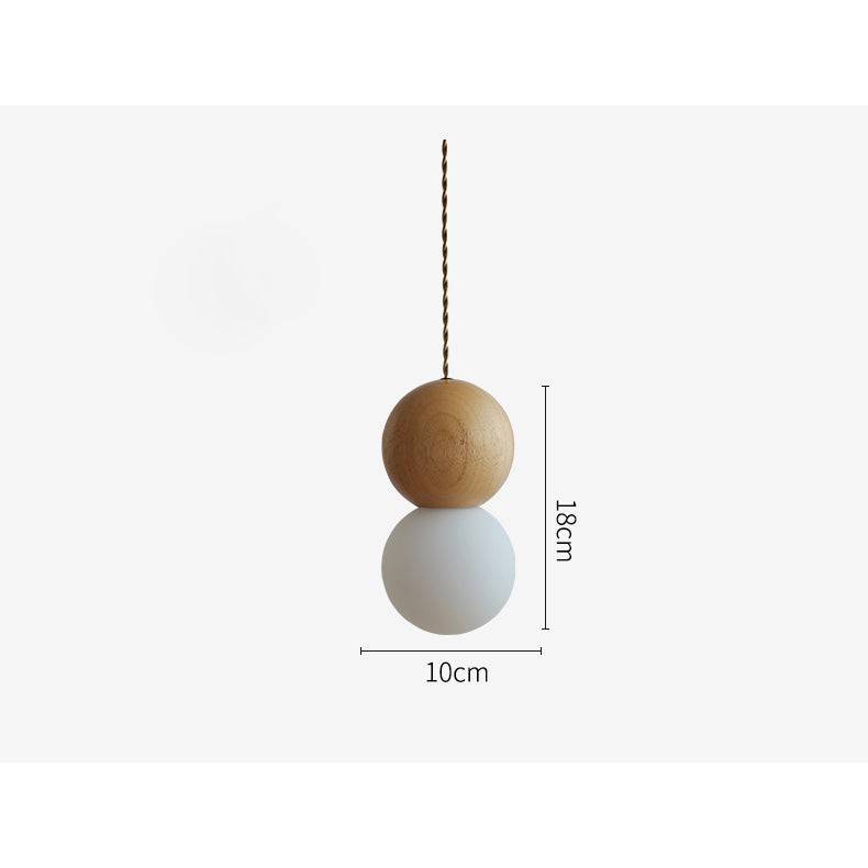 Wood Pendant Light Globe - 110wpl - Modefinity