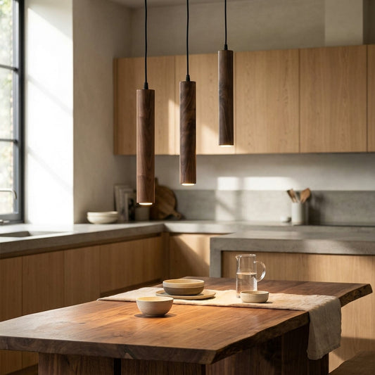 Modern Wood Pendant Light - Modefinity