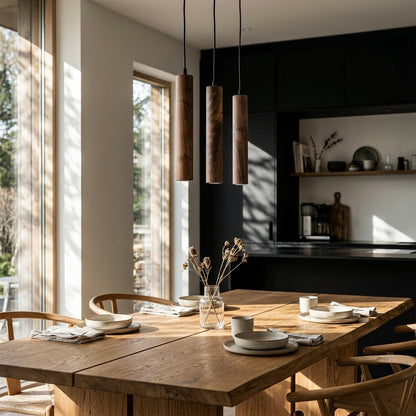 Modern Wood Pendant Light - Modefinity