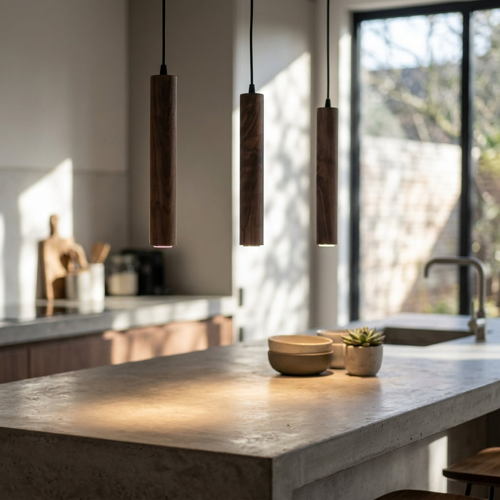 Modern Wood Pendant Light - Modefinity