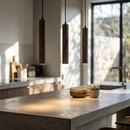Modern Wood Pendant Light - Modefinity