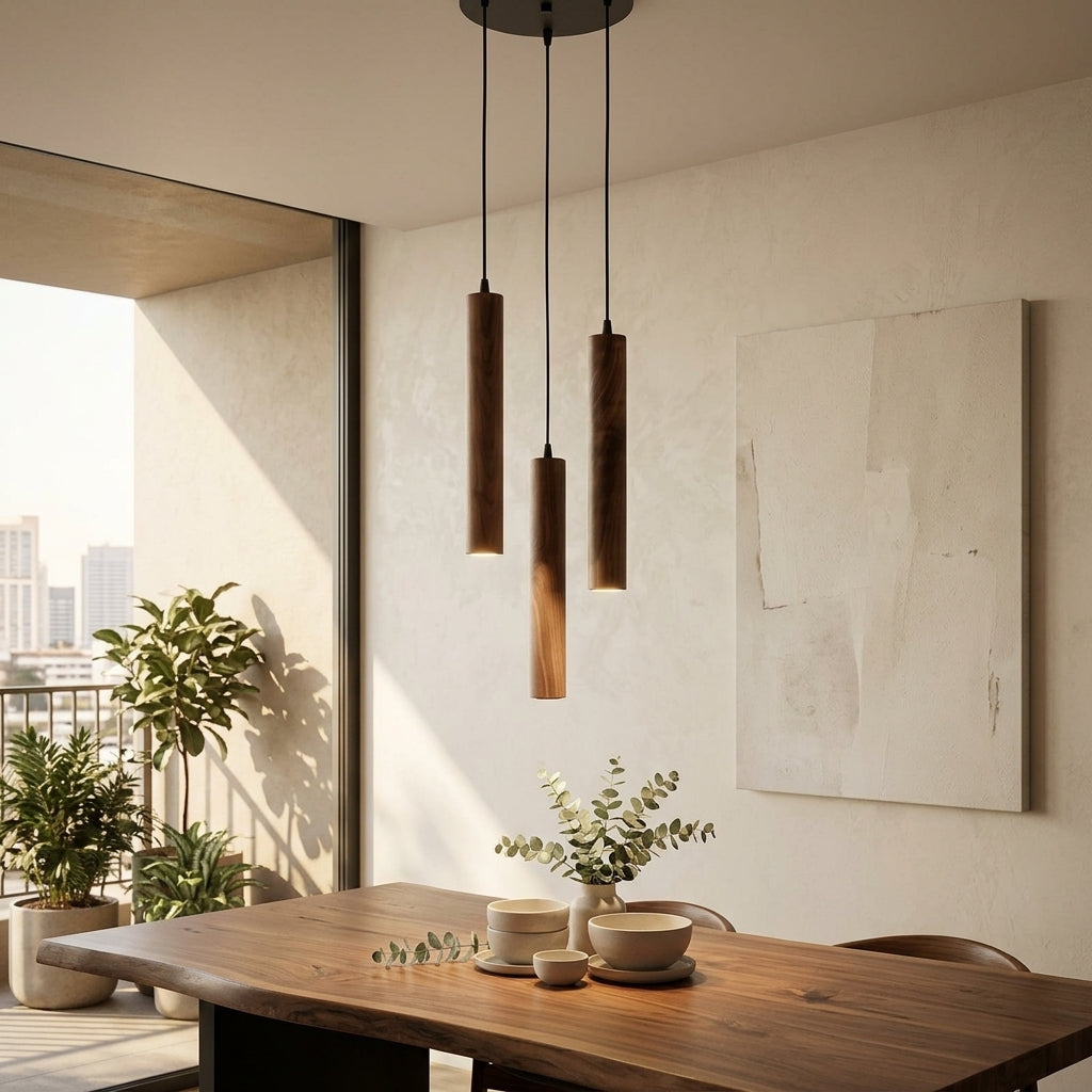 Modern Wood Pendant Light - Modefinity