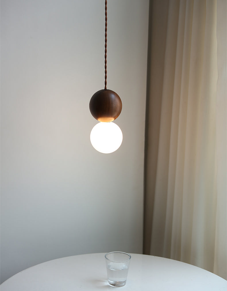 Wood Pendant Light Globe - 111wpl - Modefinity